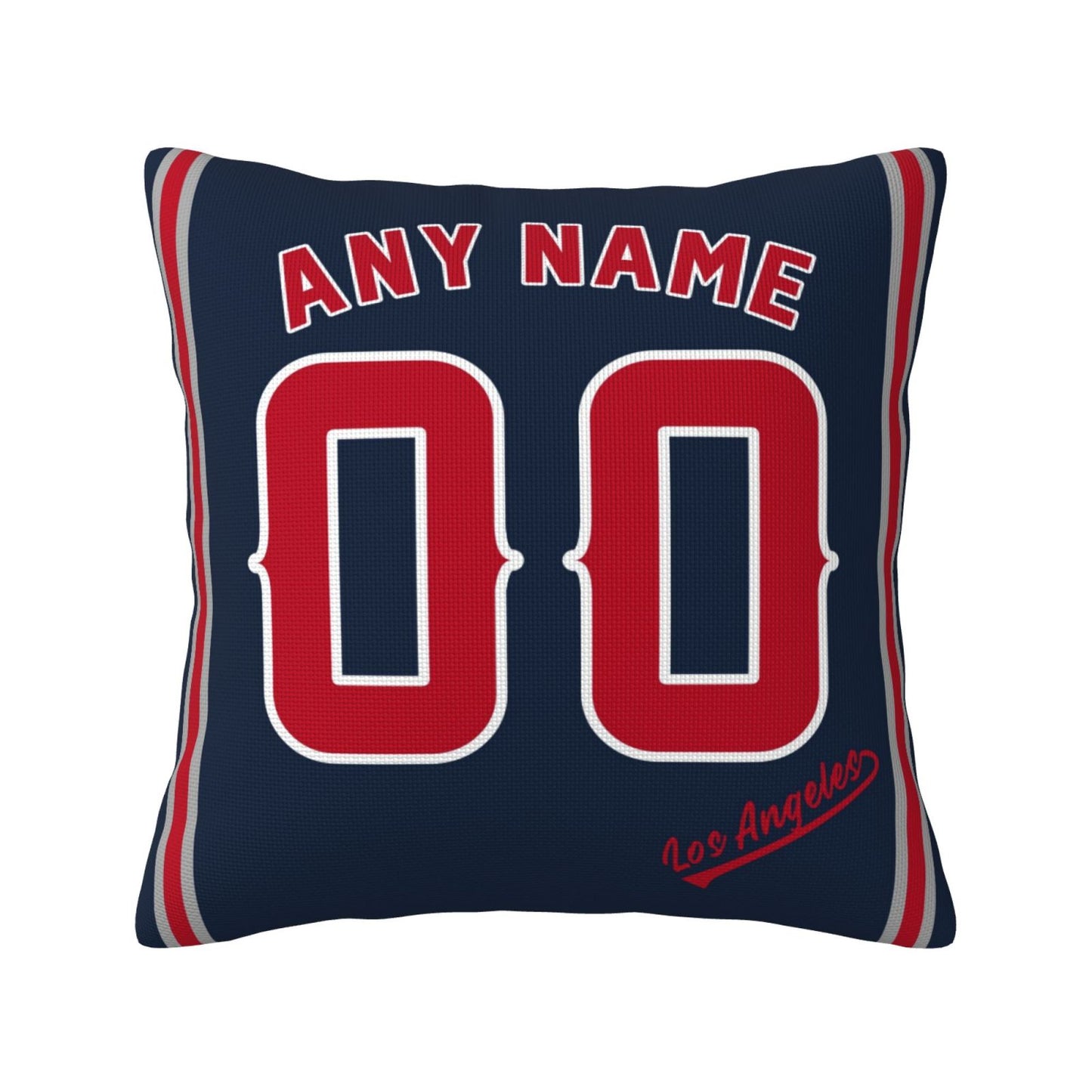 Custom Los Angeles Angels Pillow Decorative Throw Pillow Case - Print Personalized Football Team Fans Name & Number Birthday Gift Football Pillows