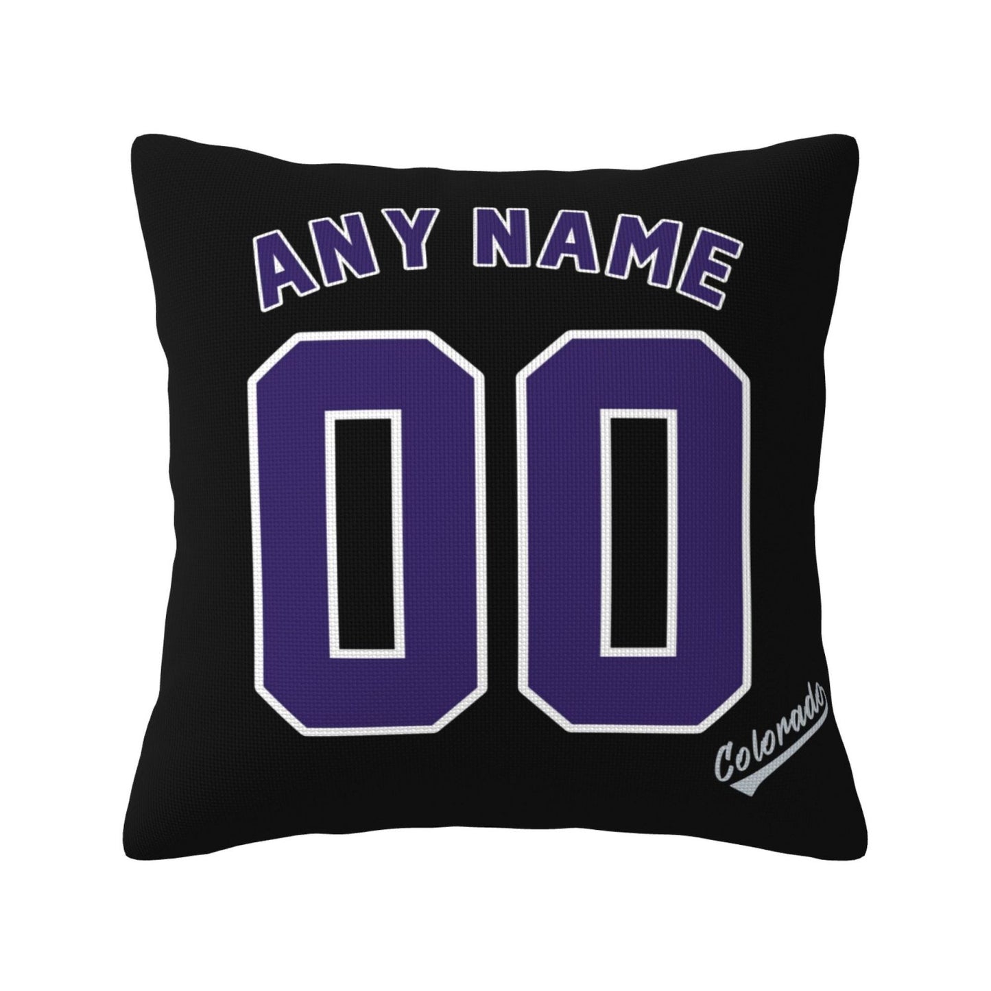 Custom Colorado Rockies Pillow Decorative Throw Pillow Case - Print Personalized Football Team Fans Name & Number Birthday Gift Football Pillows