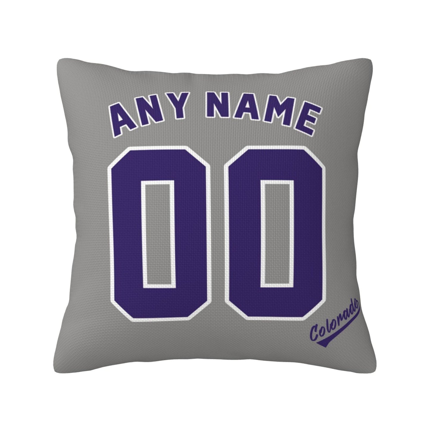 Custom Colorado Rockies Pillow Decorative Throw Pillow Case - Print Personalized Football Team Fans Name & Number Birthday Gift Football Pillows