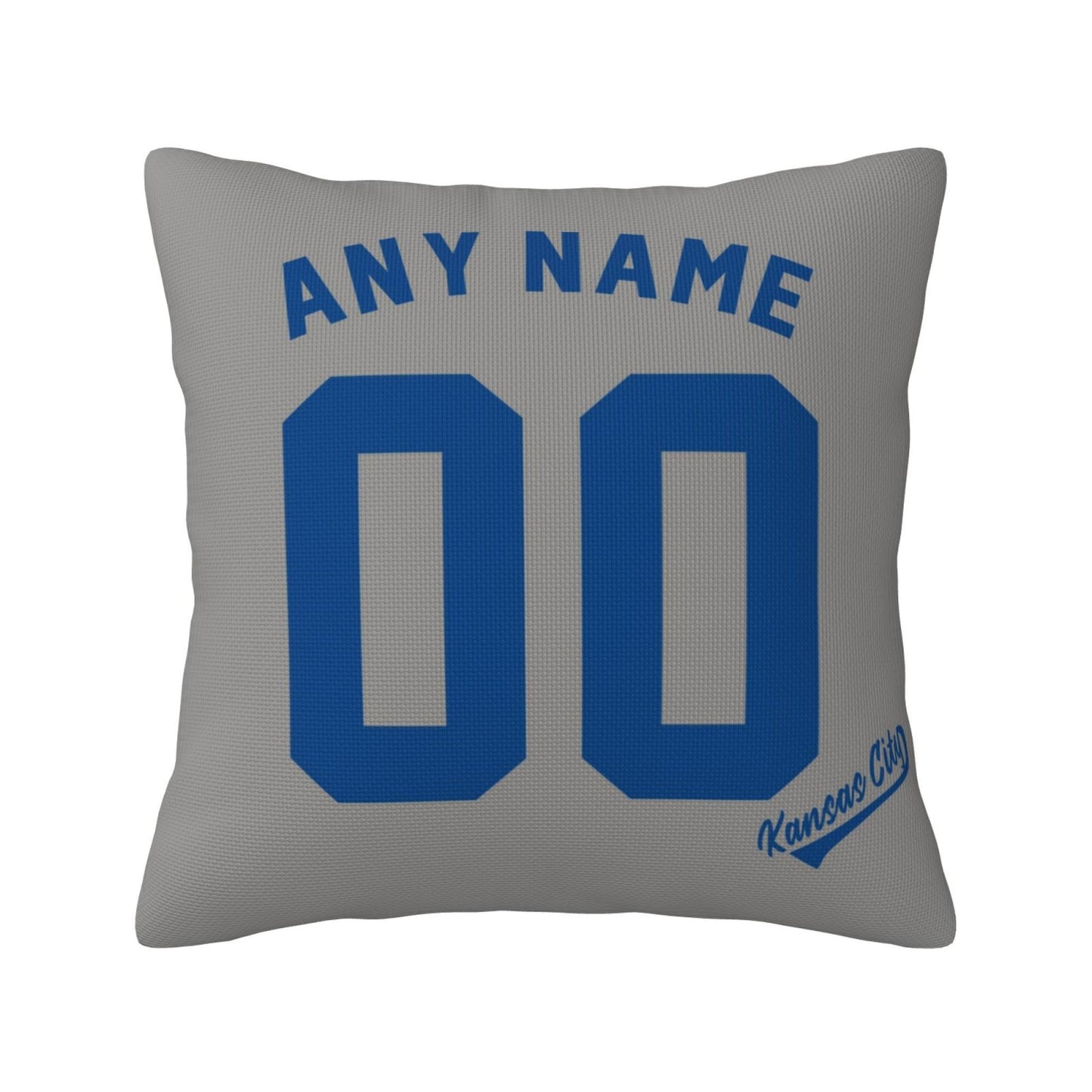 Custom Kansas City Royals Pillow Decorative Throw Pillow Case - Print Personalized Football Team Fans Name & Number Birthday Gift Football Pillows