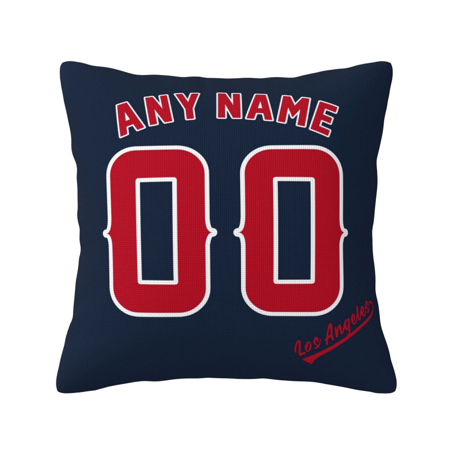 Custom Los Angeles Angels Pillow Decorative Throw Pillow Case - Print Personalized Football Team Fans Name & Number Birthday Gift Football Pillows