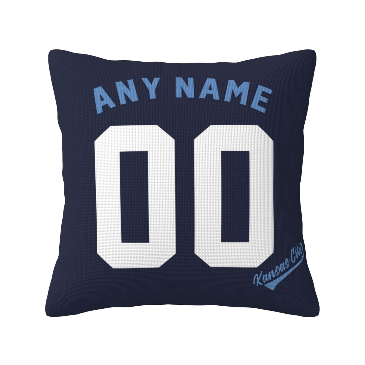 Custom Kansas City Royals Pillow Decorative Throw Pillow Case - Print Personalized Football Team Fans Name & Number Birthday Gift Football Pillows