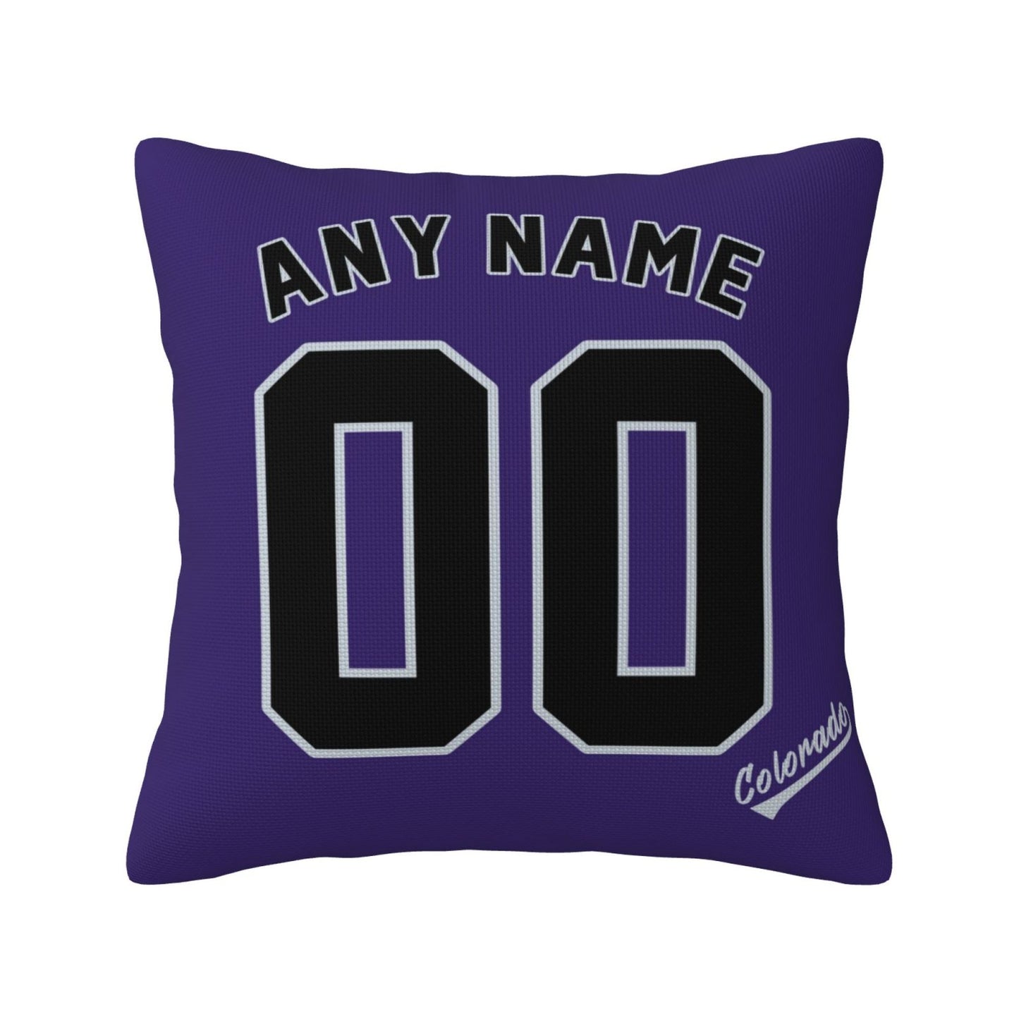 Custom Colorado Rockies Pillow Decorative Throw Pillow Case - Print Personalized Football Team Fans Name & Number Birthday Gift Football Pillows
