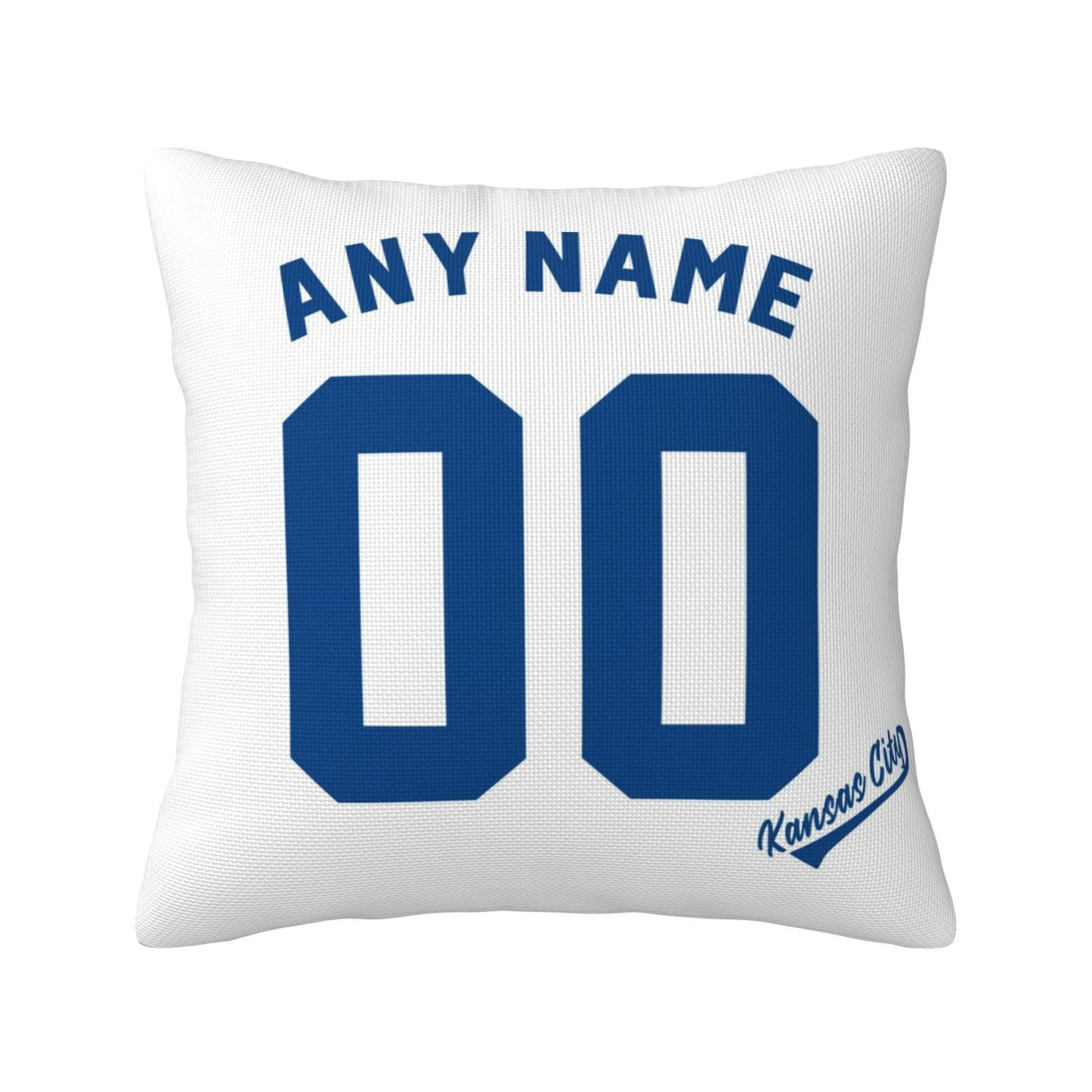 Custom Kansas City Royals Pillow Decorative Throw Pillow Case - Print Personalized Football Team Fans Name & Number Birthday Gift Football Pillows