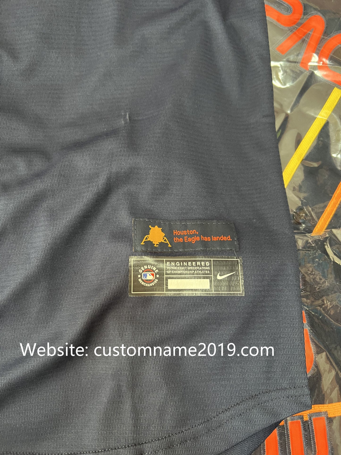Baseball Jerseys New Houston Astros 27 Jose Altuve Navy Stitched 2022 Space City Connect Jerseys