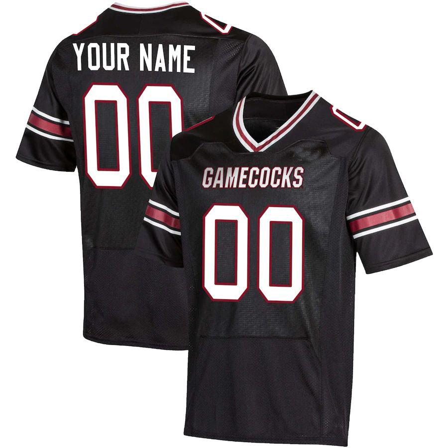 Custom S.Carolina Gamecocks Under Armour Alternate Replica Jersey Black Stitched American College Jerseys