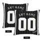 Custom Chicago White Sox Pillow Decorative Throw Pillow Case - Print Personalized Football Team Fans Name & Number Birthday Gift Football Pillows