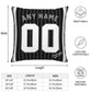 Custom Chicago White Sox Pillow Decorative Throw Pillow Case - Print Personalized Football Team Fans Name & Number Birthday Gift Football Pillows