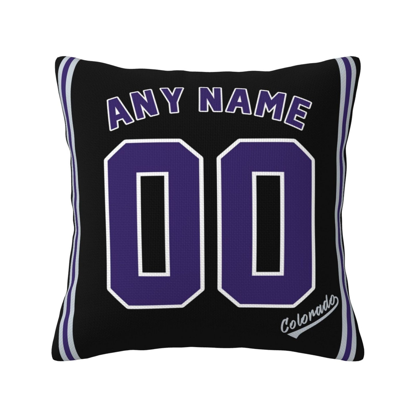 Custom Colorado Rockies Pillow Decorative Throw Pillow Case - Print Personalized Football Team Fans Name & Number Birthday Gift Football Pillows
