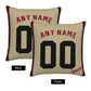 Custom A.Diamondbacks Gold Pillow Decorative Throw Pillow Case - Print Personalized Football Team Fans Name & Number Birthday Gift Football Pillows
