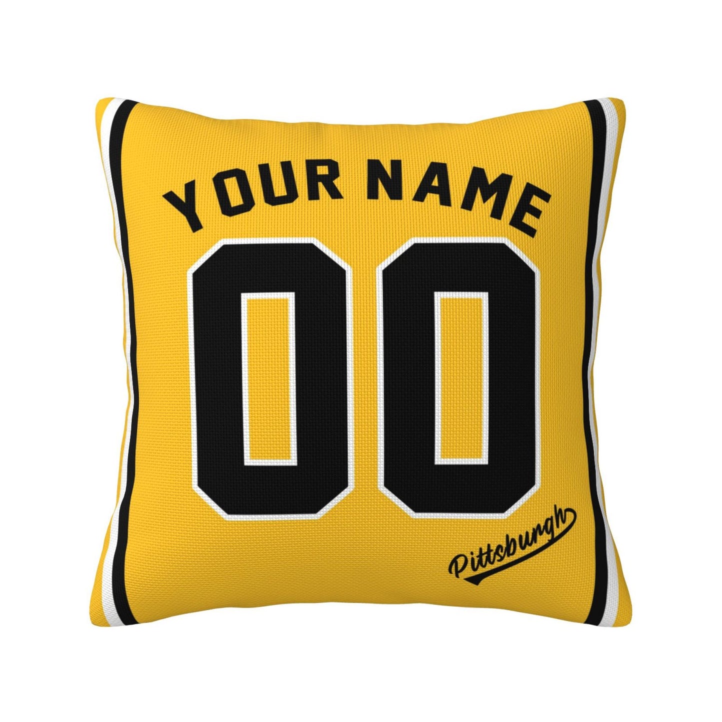 Custom Pittsburgh Pirates Pillow Decorative Throw Pillow Case - Print Personalized Football Team Fans Name & Number Birthday Gift Football Pillows