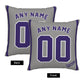 Custom Colorado Rockies Pillow Decorative Throw Pillow Case - Print Personalized Football Team Fans Name & Number Birthday Gift Football Pillows