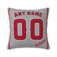 Custom Los Angeles Angels Pillow Decorative Throw Pillow Case - Print Personalized Football Team Fans Name & Number Birthday Gift Football Pillows