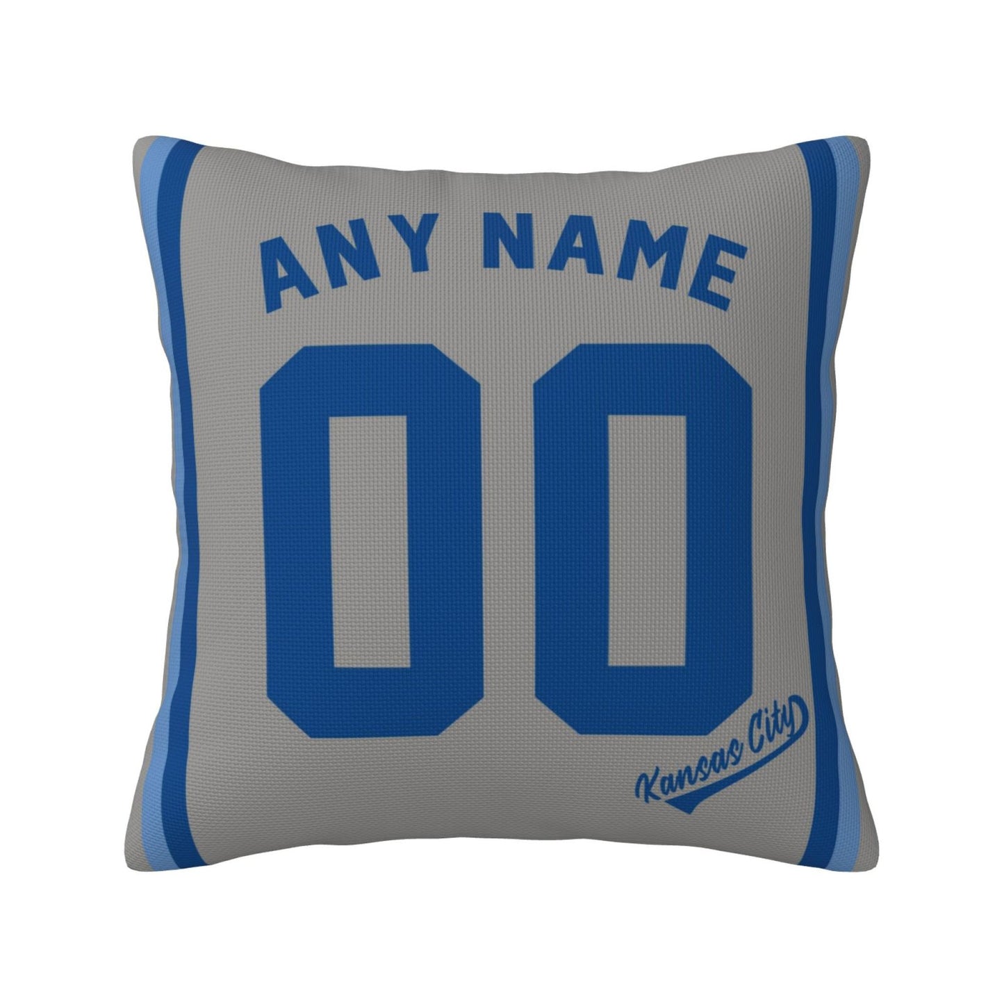 Custom Kansas City Royals Pillow Decorative Throw Pillow Case - Print Personalized Football Team Fans Name & Number Birthday Gift Football Pillows