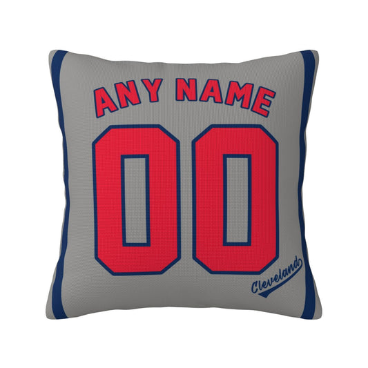 Custom Cleveland Guardians Pillow Decorative Throw Pillow Case - Print Personalized Football Team Fans Name & Number Birthday Gift Football Pillows