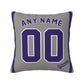 Custom Colorado Rockies Pillow Decorative Throw Pillow Case - Print Personalized Football Team Fans Name & Number Birthday Gift Football Pillows