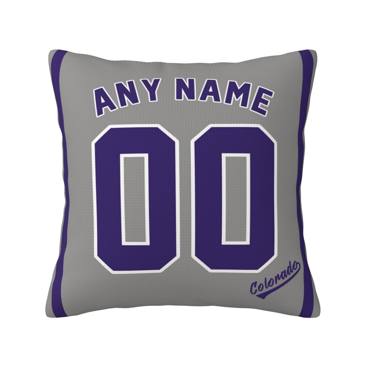 Custom Colorado Rockies Pillow Decorative Throw Pillow Case - Print Personalized Football Team Fans Name & Number Birthday Gift Football Pillows