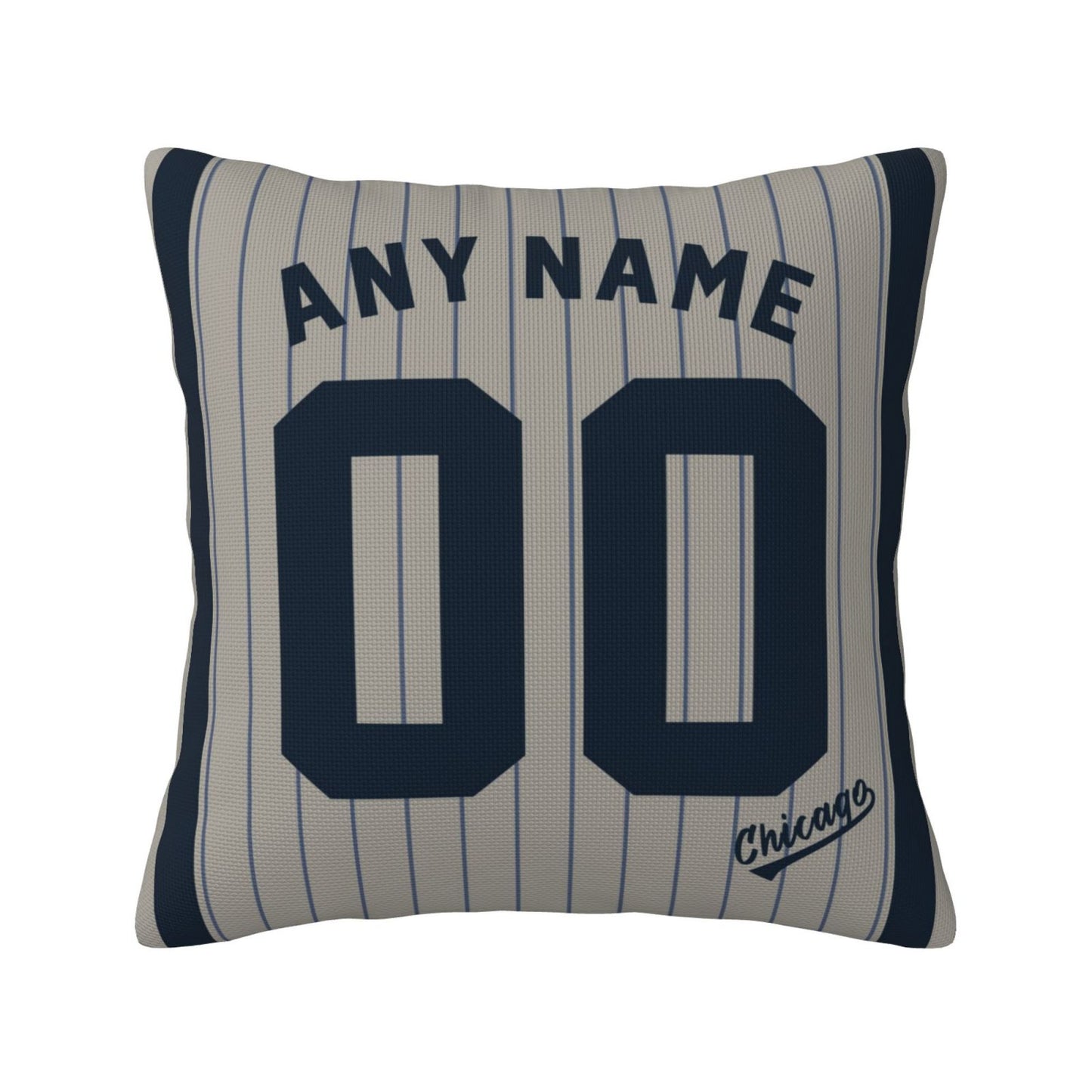 Custom Chicago White Sox Pillow Decorative Throw Pillow Case - Print Personalized Football Team Fans Name & Number Birthday Gift Football Pillows