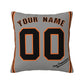 Custom San Francisco Giants Pillow Decorative Throw Pillow Case - Print Personalized Football Team Fans Name & Number Birthday Gift Football Pillows