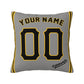 Custom Pittsburgh Pirates Pillow Decorative Throw Pillow Case - Print Personalized Football Team Fans Name & Number Birthday Gift Football Pillows