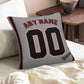 Custom A.Diamondbacks Grey Pillow Decorative Throw Pillow Case - Print Personalized Football Team Fans Name & Number Birthday Gift Football Pillows