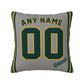 Custom Oakland Athletics Pillow Decorative Throw Pillow Case - Print Personalized Football Team Fans Name & Number Birthday Gift Football Pillows