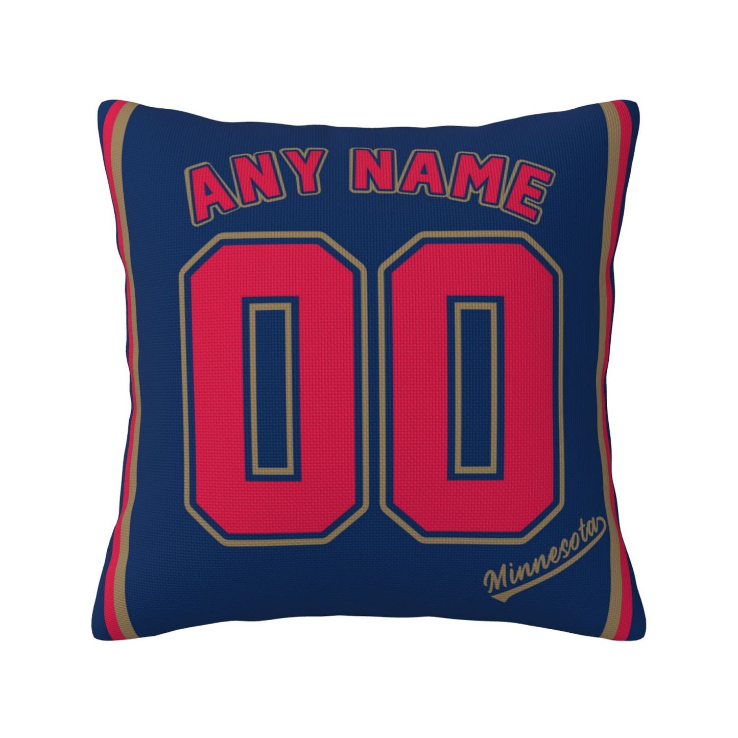 Custom Minnesota Twins Pillow Decorative Throw Pillow Case - Print Personalized Football Team Fans Name & Number Birthday Gift Football Pillows