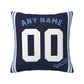 Custom Kansas City Royals Pillow Decorative Throw Pillow Case - Print Personalized Football Team Fans Name & Number Birthday Gift Football Pillows