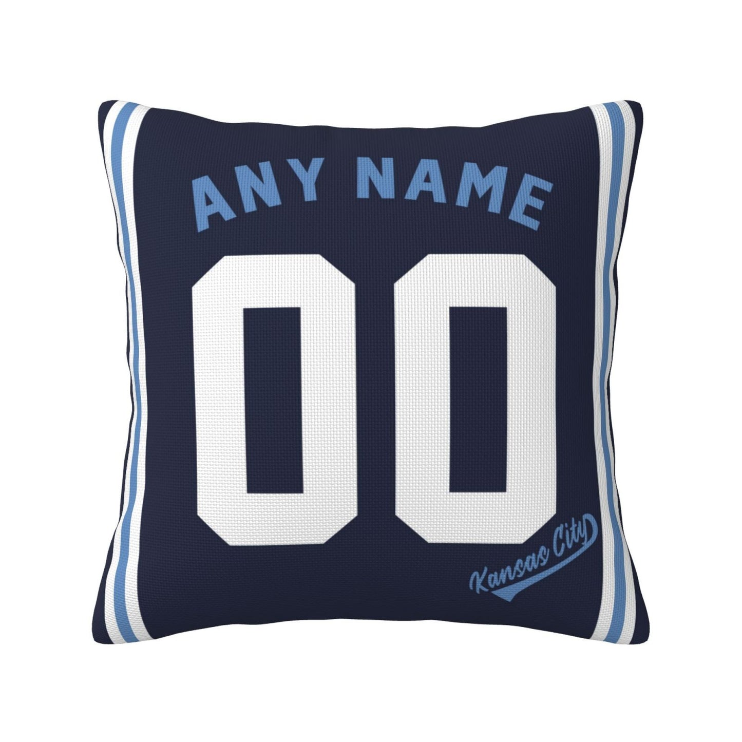 Custom Kansas City Royals Pillow Decorative Throw Pillow Case - Print Personalized Football Team Fans Name & Number Birthday Gift Football Pillows