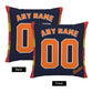 Custom Houston Astros Pillow Decorative Throw Pillow Case - Print Personalized Football Team Fans Name & Number Birthday Gift Football Pillows
