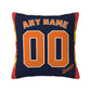 Custom Houston Astros Pillow Decorative Throw Pillow Case - Print Personalized Football Team Fans Name & Number Birthday Gift Football Pillows