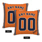 Custom Houston Astros Pillow Decorative Throw Pillow Case - Print Personalized Football Team Fans Name & Number Birthday Gift Football Pillows