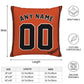 Custom Baltimore Orioles Pillow Decorative Throw Pillow Case - Print Personalized Football Team Fans Name & Number Birthday Gift Football Pillows