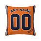 Custom Houston Astros Pillow Decorative Throw Pillow Case - Print Personalized Football Team Fans Name & Number Birthday Gift Football Pillows