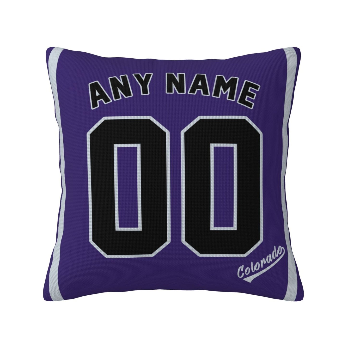 Custom Colorado Rockies Pillow Decorative Throw Pillow Case - Print Personalized Football Team Fans Name & Number Birthday Gift Football Pillows
