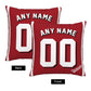 Custom Cincinnati Reds Pillow Decorative Throw Pillow Case - Print Personalized Football Team Fans Name & Number Birthday Gift Football Pillows