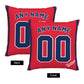 Custom Cleveland Guardians Pillow Decorative Throw Pillow Case - Print Personalized Football Team Fans Name & Number Birthday Gift Football Pillows