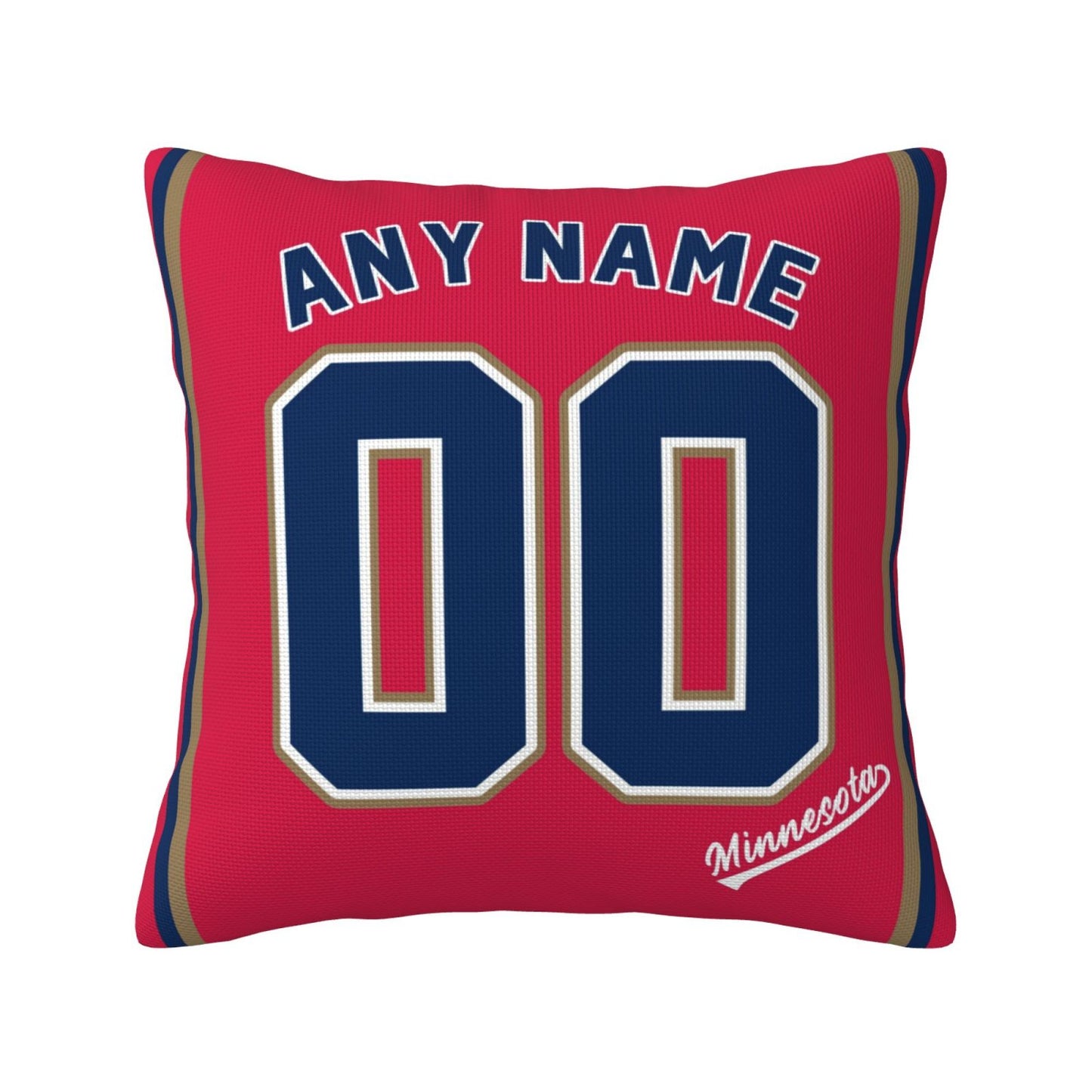 Custom Minnesota Twins Pillow Decorative Throw Pillow Case - Print Personalized Football Team Fans Name & Number Birthday Gift Football Pillows