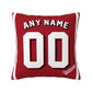 Custom Cincinnati Reds Pillow Decorative Throw Pillow Case - Print Personalized Football Team Fans Name & Number Birthday Gift Football Pillows