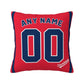 Custom Cleveland Guardians Pillow Decorative Throw Pillow Case - Print Personalized Football Team Fans Name & Number Birthday Gift Football Pillows