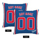 Custom Chicago Cubs Pillow Decorative Throw Pillow Case - Print Personalized Football Team Fans Name & Number Birthday Gift Football Pillows