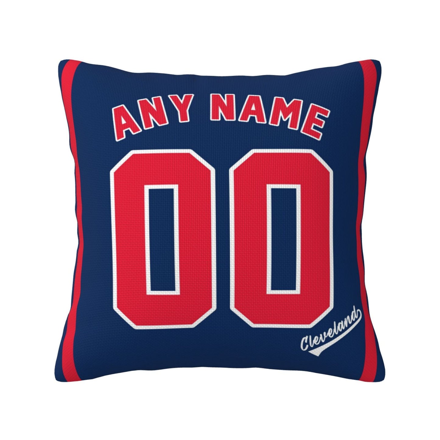 Custom Cleveland Guardians Pillow Decorative Throw Pillow Case - Print Personalized Football Team Fans Name & Number Birthday Gift Football Pillows