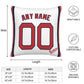Custom Boston Red Sox Pillow Decorative Throw Pillow Case - Print Personalized Football Team Fans Name & Number Birthday Gift Football Pillows