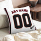 Custom A.Diamondbacks White Pillow Decorative Throw Pillow Case - Print Personalized Football Team Fans Name & Number Birthday Gift Football Pillows