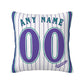 Custom A.Diamondbacks White-Stripe Pillow Decorative Throw Pillow Case - Print Personalized Football Team Fans Name & Number Birthday Gift Football Pillows