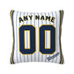 Custom Milwaukee Brewers Pillow Decorative Throw Pillow Case - Print Personalized Football Team Fans Name & Number Birthday Gift Football Pillows