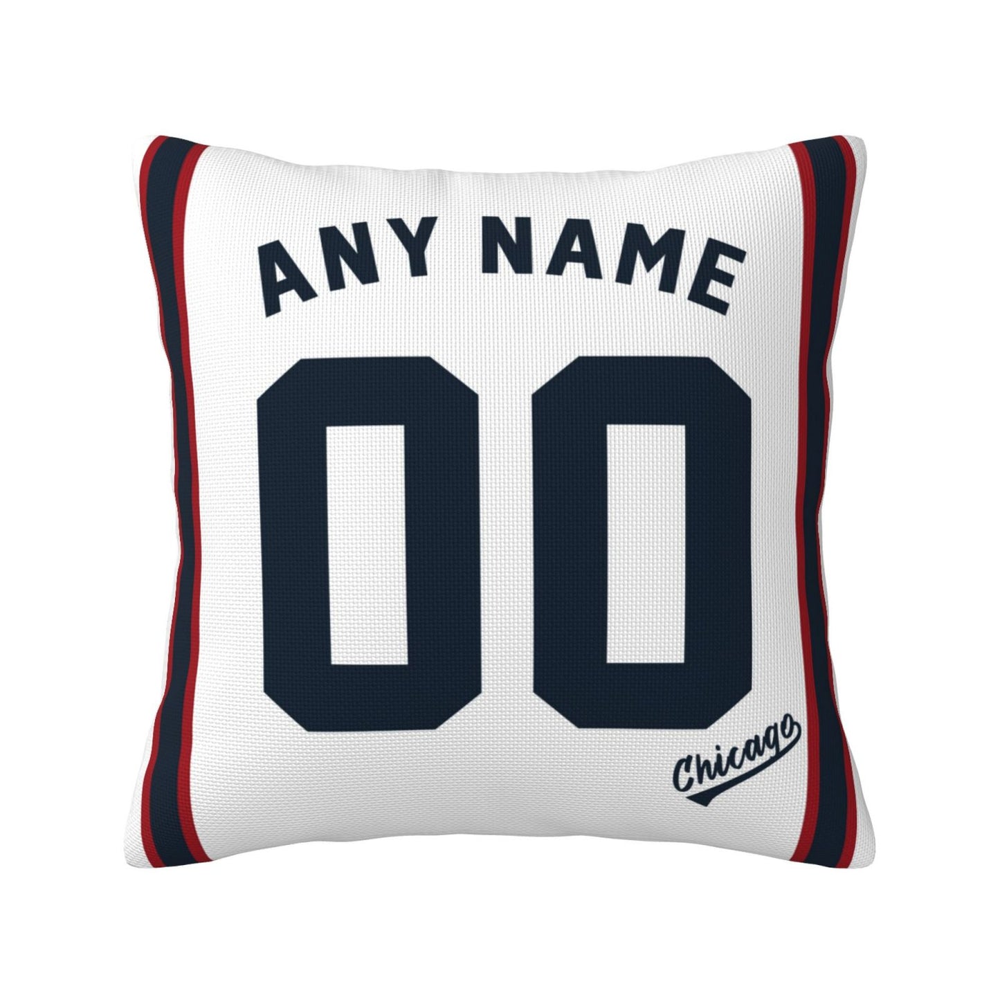 Custom Chicago White Sox Pillow Decorative Throw Pillow Case - Print Personalized Football Team Fans Name & Number Birthday Gift Football Pillows
