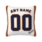 Custom Houston Astros Pillow Decorative Throw Pillow Case - Print Personalized Football Team Fans Name & Number Birthday Gift Football Pillows