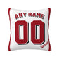Custom Cincinnati Reds Pillow Decorative Throw Pillow Case - Print Personalized Football Team Fans Name & Number Birthday Gift Football Pillows