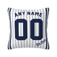 Custom New York Yankees Pillow Decorative Throw Pillow Case - Print Personalized Football Team Fans Name & Number Birthday Gift Football Pillows